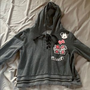 Grey mickey mouse sweatshirt!